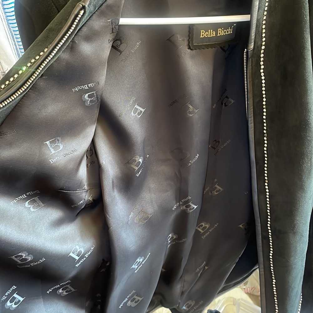 Bella Bicchi Genuine Leather Jacket! Size Small - image 8