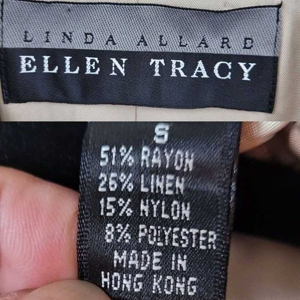 Vintage 80's Linda Allard Jacket Linen Formal Qui… - image 3