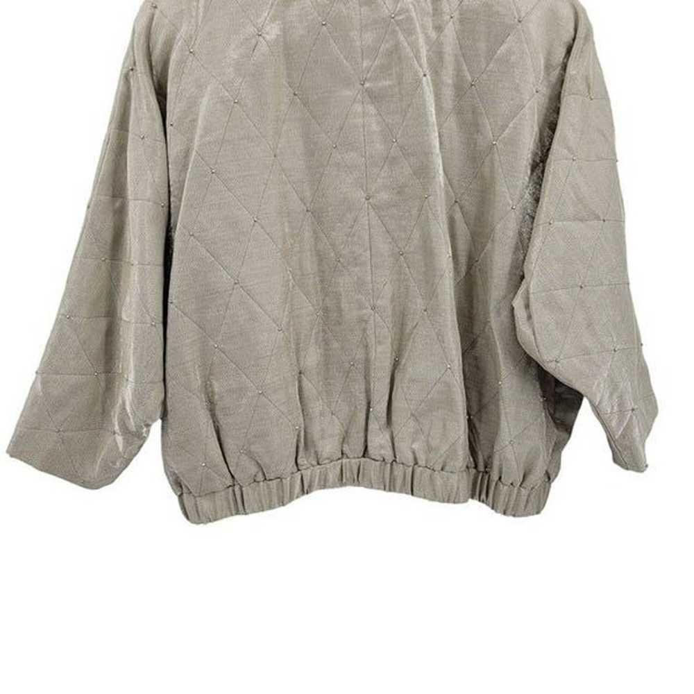 Vintage 80's Linda Allard Jacket Linen Formal Qui… - image 9