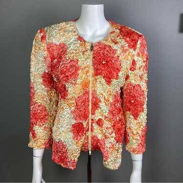 Joseph Ribkoff vintage jacket size 6 carnation cr… - image 1