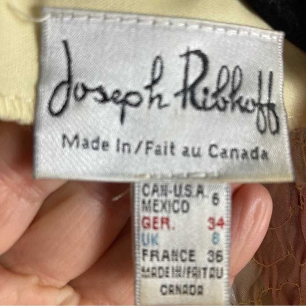 Joseph Ribkoff vintage jacket size 6 carnation cr… - image 6