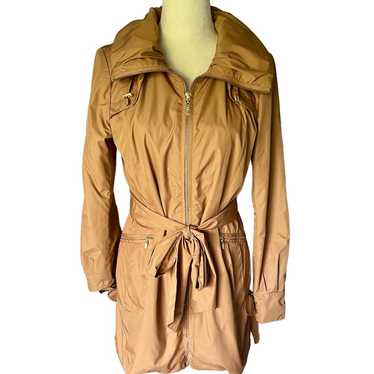Cole Haan Bronze Hooded Trench Coat Puffer Jacket… - image 1