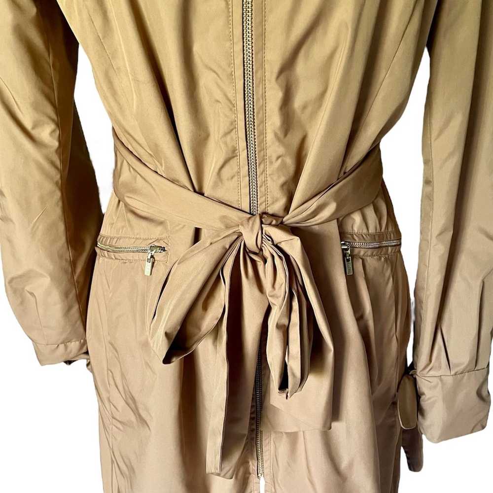 Cole Haan Bronze Hooded Trench Coat Puffer Jacket… - image 4