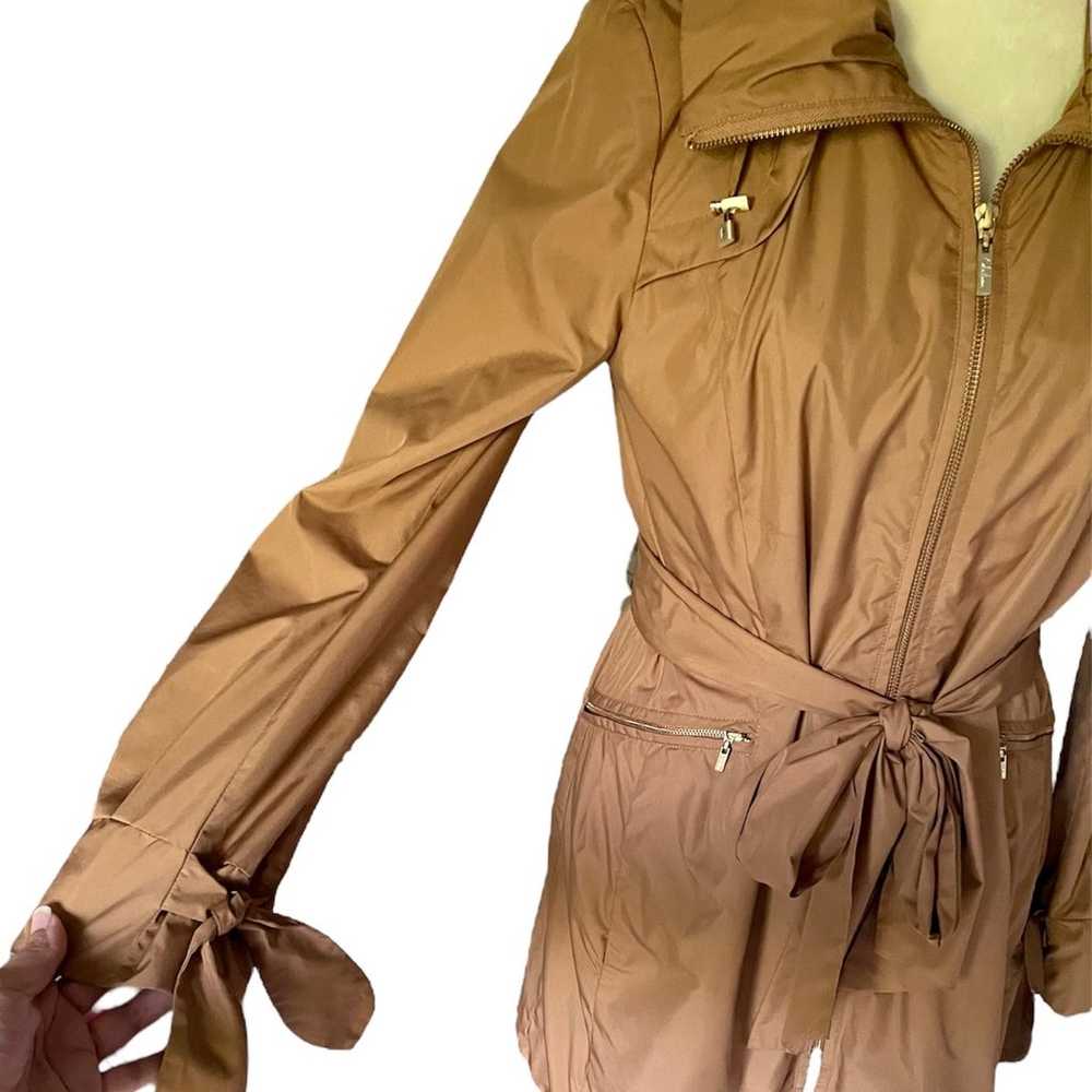 Cole Haan Bronze Hooded Trench Coat Puffer Jacket… - image 6