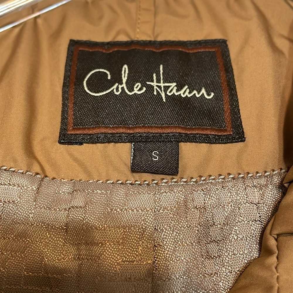 Cole Haan Bronze Hooded Trench Coat Puffer Jacket… - image 7