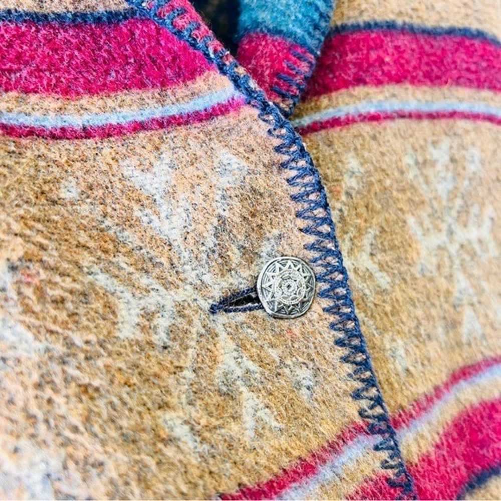 Wooded River Wool Blend Deer Vintage Jacket Small - image 3