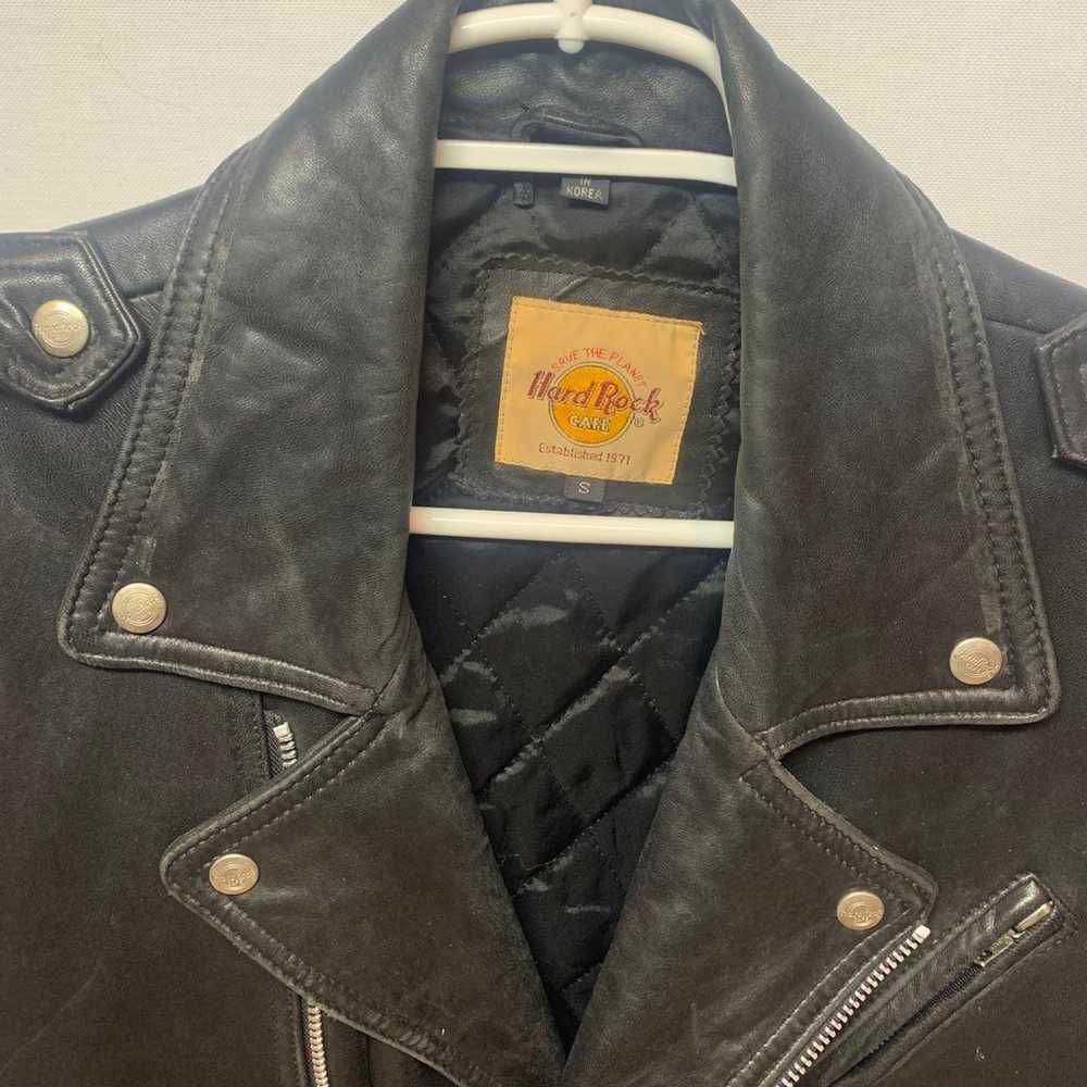 Vintage Hard Rock Leather Jacket - image 2