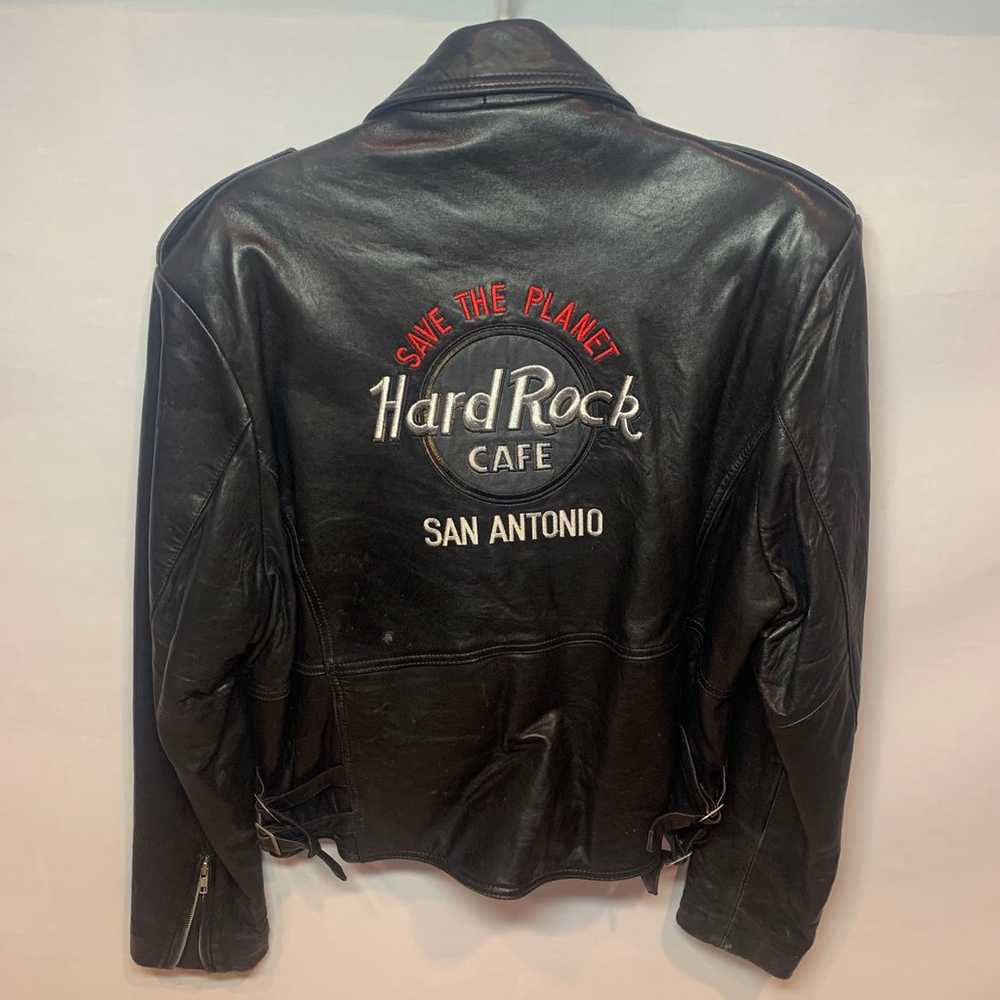 Vintage Hard Rock Leather Jacket - image 4