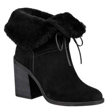 Ugg Ugg Australia Jerene Black Suede Leather Shear