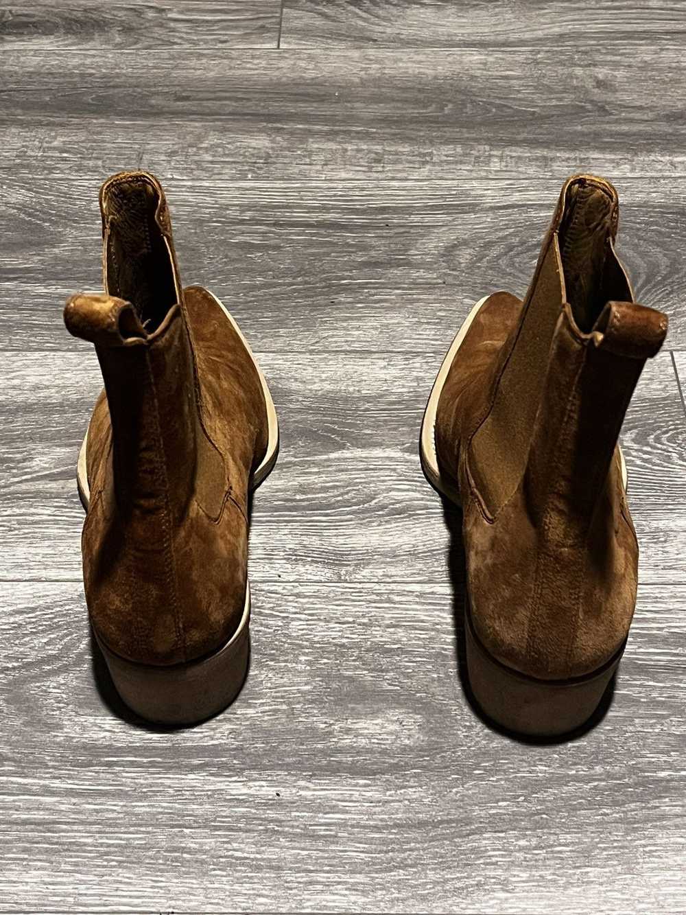 Amiri AMIRI suede pointed-toe boots - image 6