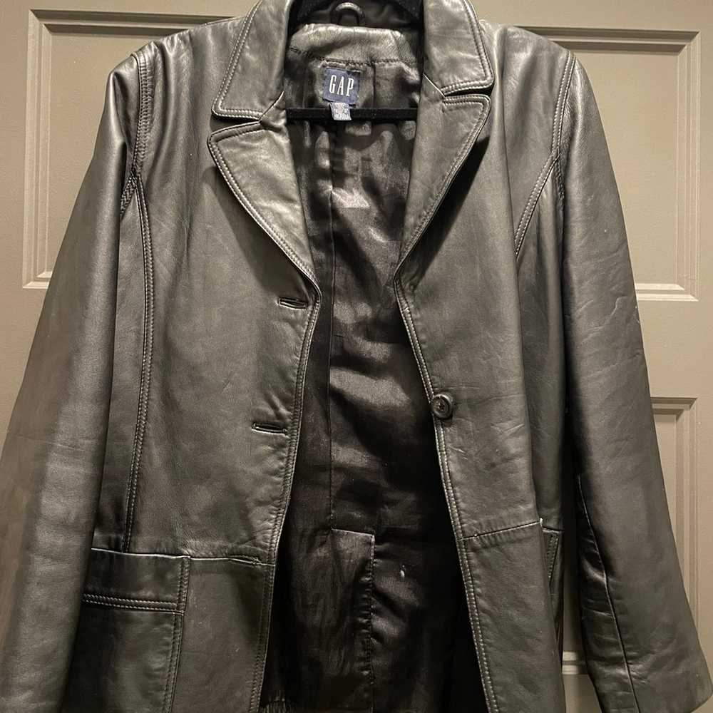 Vintage GAP leather blazer - image 1