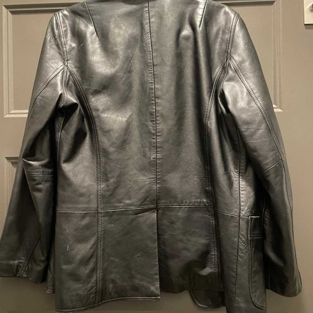 Vintage GAP leather blazer - image 3