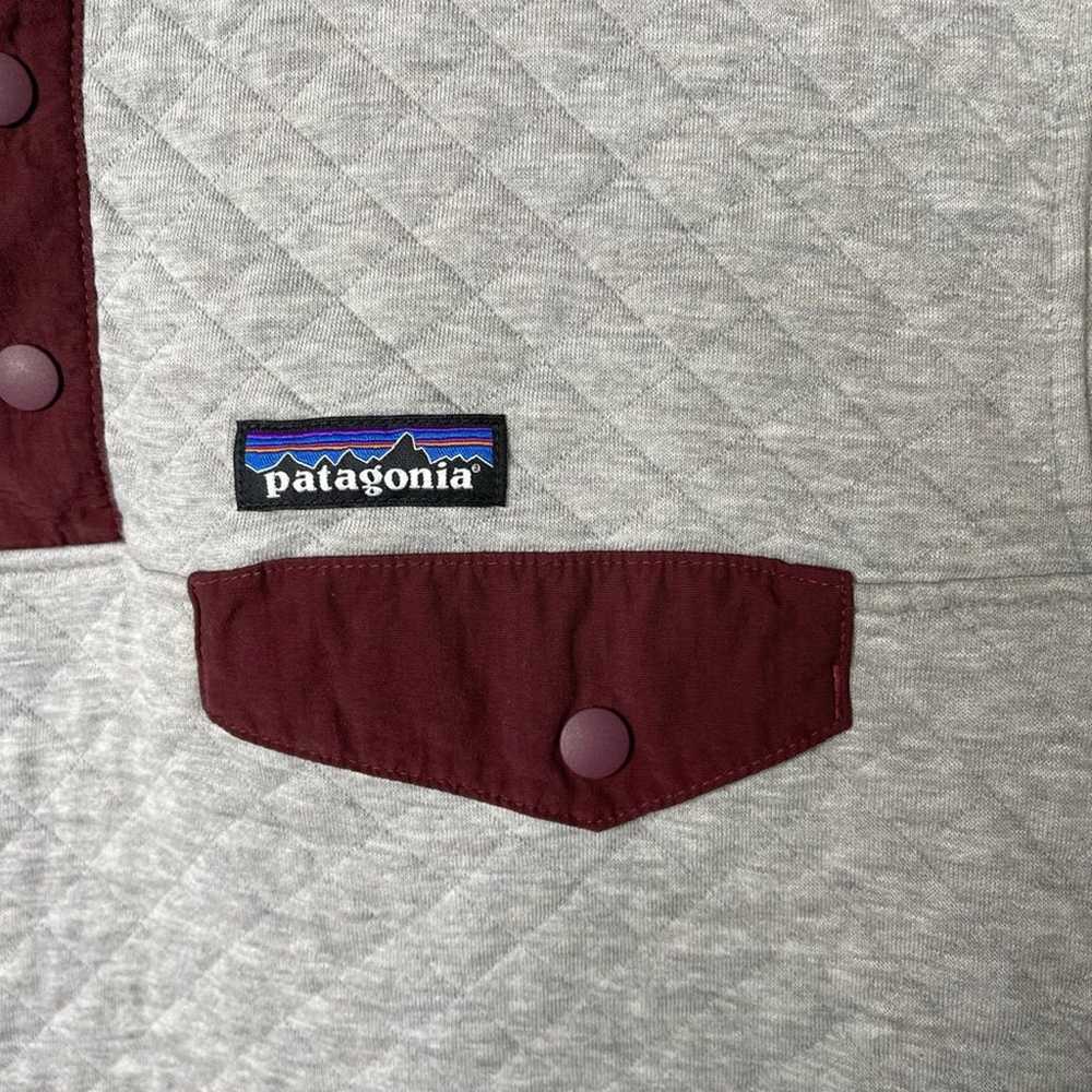 Patagonia organic cotton quilted pullover jacket … - image 4
