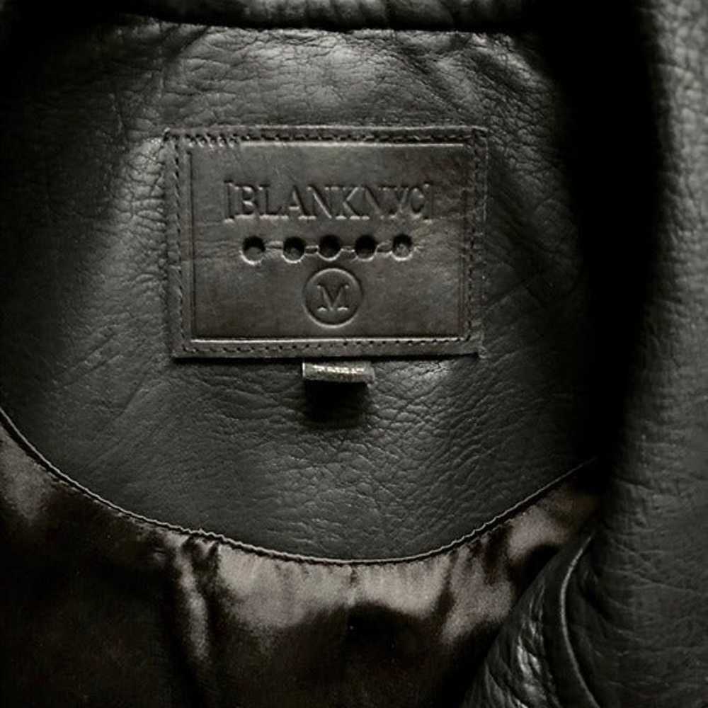 BLANK NTC for ANTHROPOLOGY Vegan Leather Moto Jac… - image 3