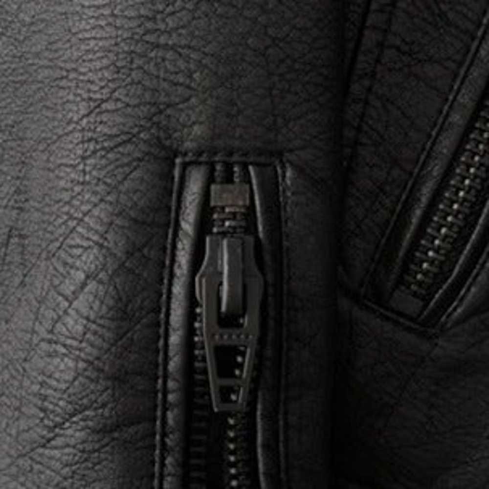BLANK NTC for ANTHROPOLOGY Vegan Leather Moto Jac… - image 5