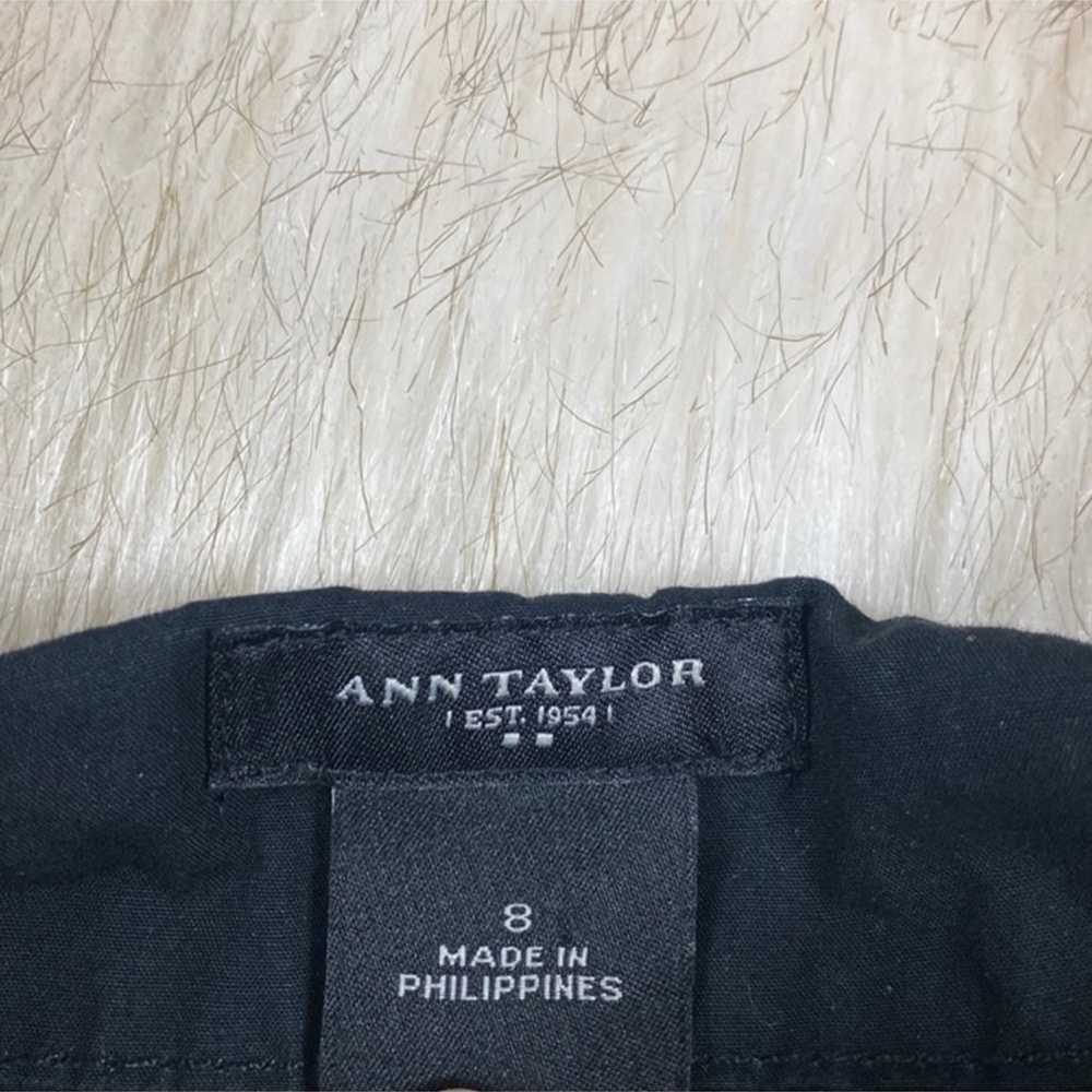 Ann Taylor Black Long Sleeve Utility Jacket, Size… - image 5