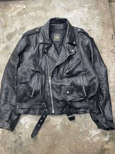 Streetwear × Vintage Leather Moto jacket