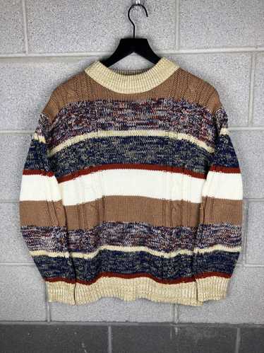 Coloured Cable Knit Sweater × Vintage Vintage Barn