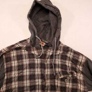 Cabelas Cabelas Zonz Casual Button Up Hoodie Mens 