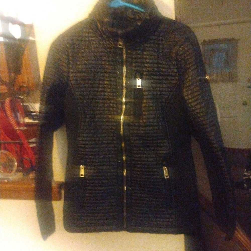 Michael Kors Black Quilted Puffer Jacket Size Med… - image 1