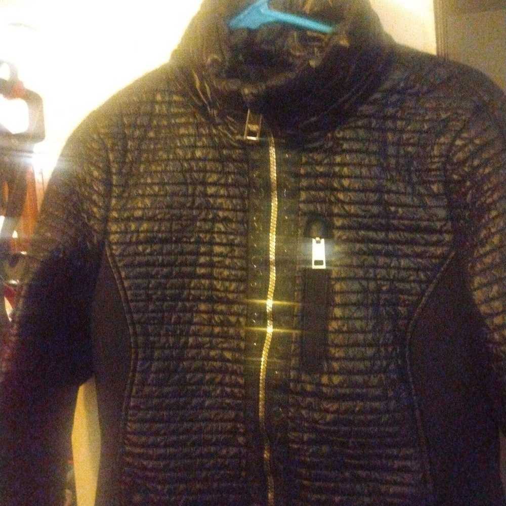 Michael Kors Black Quilted Puffer Jacket Size Med… - image 3