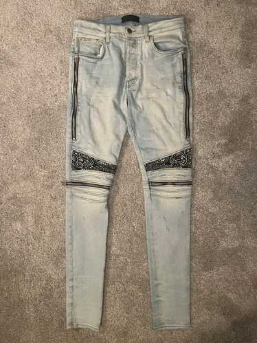 Amiri Amiri Mx2 Bandana Skinny Jeans