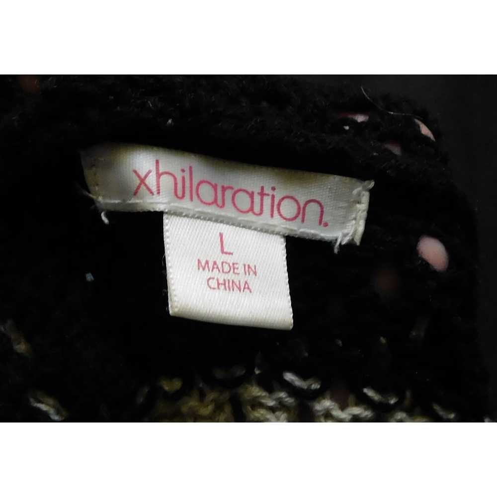 Other Xhilaration Black And White Striped Cardigan - image 4