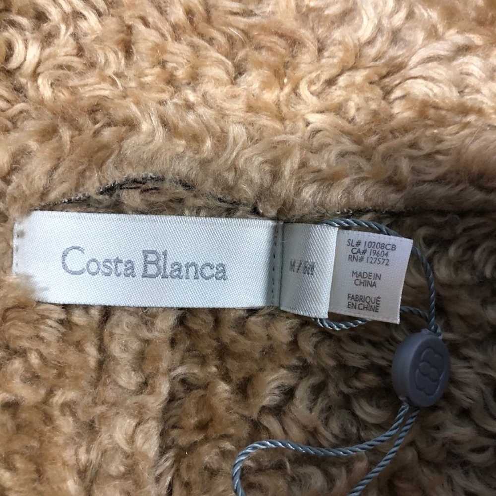 Costa Blanca faux shearling dark brown  jacket Me… - image 9