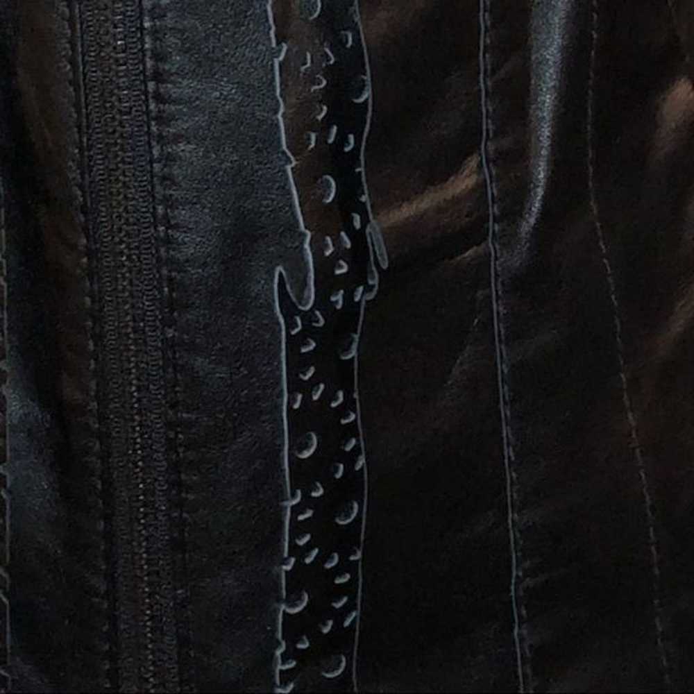 Tribal brand black leather jacket! - image 10