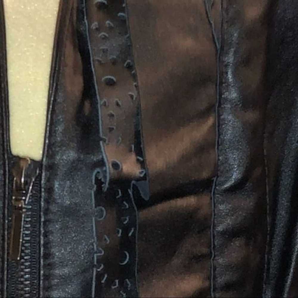 Tribal brand black leather jacket! - image 9