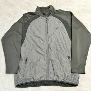 Nike Nike Men's Gray Zip Puffer Jacket Sz XXL - image 1