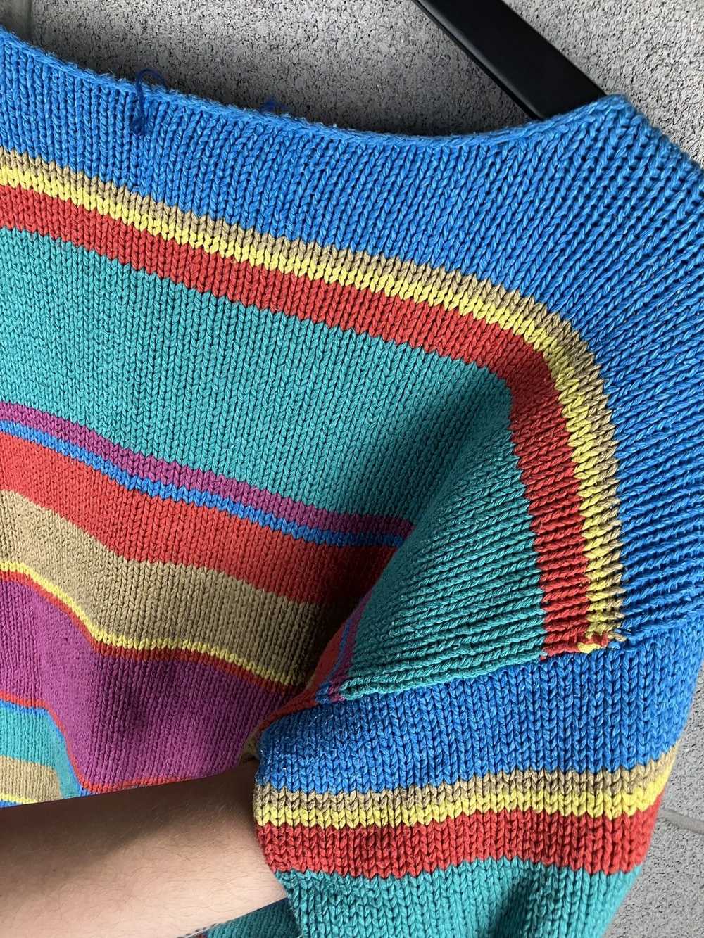 Coloured Cable Knit Sweater × Ralph Lauren × Vint… - image 11