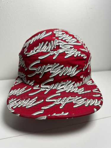 Supreme Supreme Signature Script Logo Camp Cap Hat