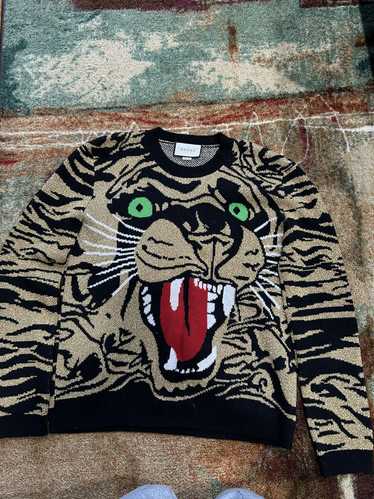 Gucci Gucci Metallic Tiger Sweatshirt