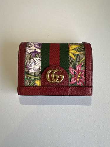 Gucci Gucci GG Supreme Flora Wallet