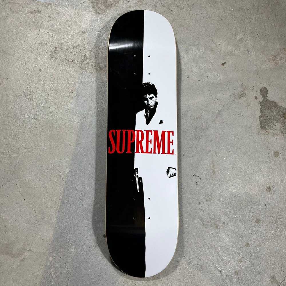Hype × Supreme Supreme Scarface Split Logo Skateb… - image 1