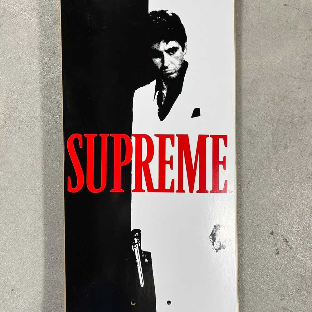 Hype × Supreme Supreme Scarface Split Logo Skateb… - image 3