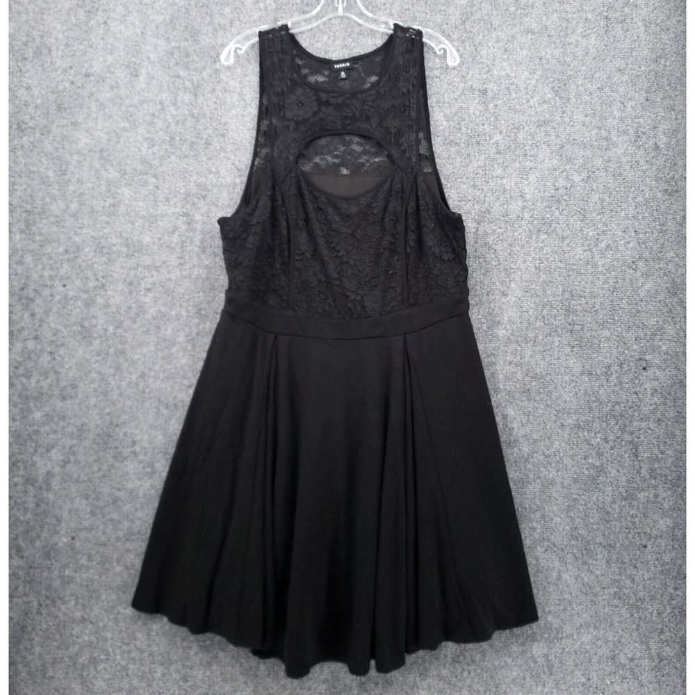 Torrid Torrid Dress Womens 18 Plus Black Fit & Fl… - image 1