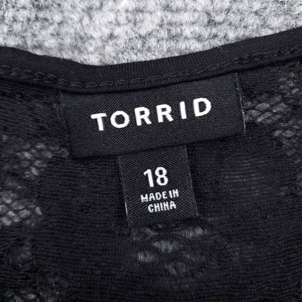 Torrid Torrid Dress Womens 18 Plus Black Fit & Fl… - image 3