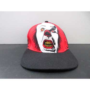 Vintage IT Hat Cap Snap Back Black Red Clown Horr… - image 1