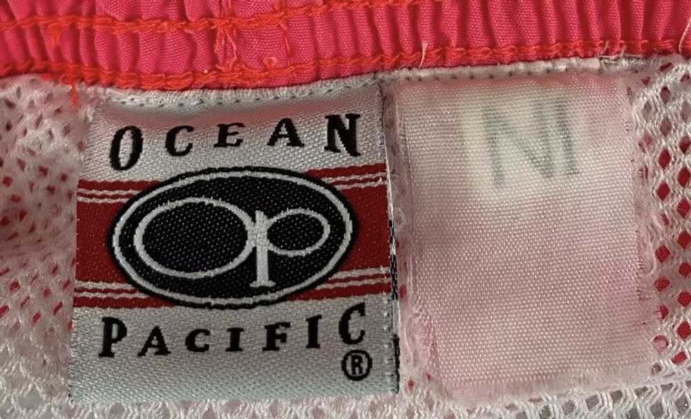 Ocean Pacific 90’s Ocean Pacific OP Lined Neon Pi… - image 7
