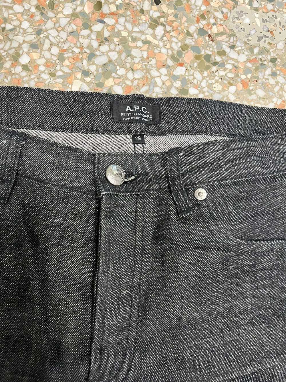 A.P.C. A.P.C. Petit Standard Black Raw Jeans 29 a… - image 3