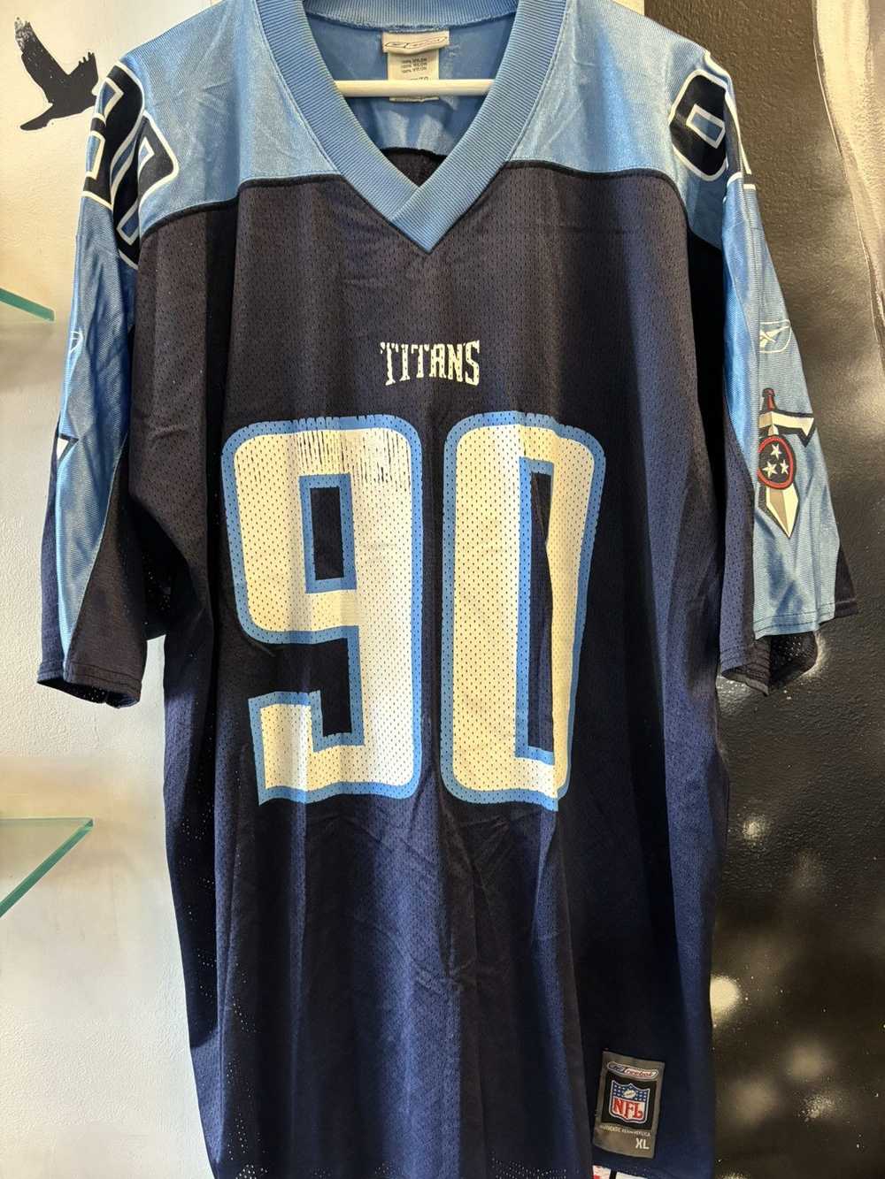 NFL × Vintage Reebok Tennessee Titans authentic #… - image 2