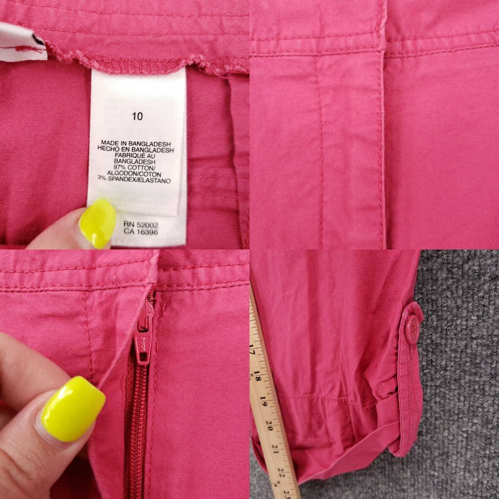 CO Liz & Co Pants Womens 10 Pink Capri High Rise … - image 4