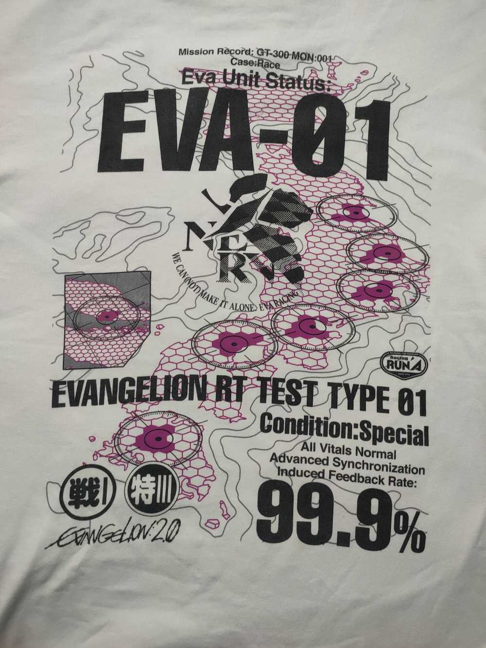 Streetwear × Vintage EVANGELION EVA racing tshirt - image 4