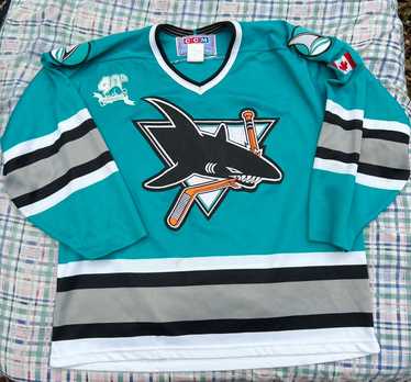 Ccm × NHL × Vintage Vintage CCM San Jose Sharks N… - image 1