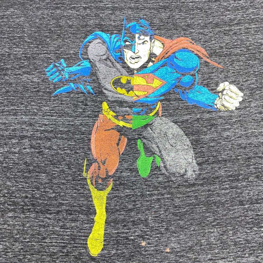 Vintage Justice League T-Shirt Mens 2XL XXL Gray … - image 2
