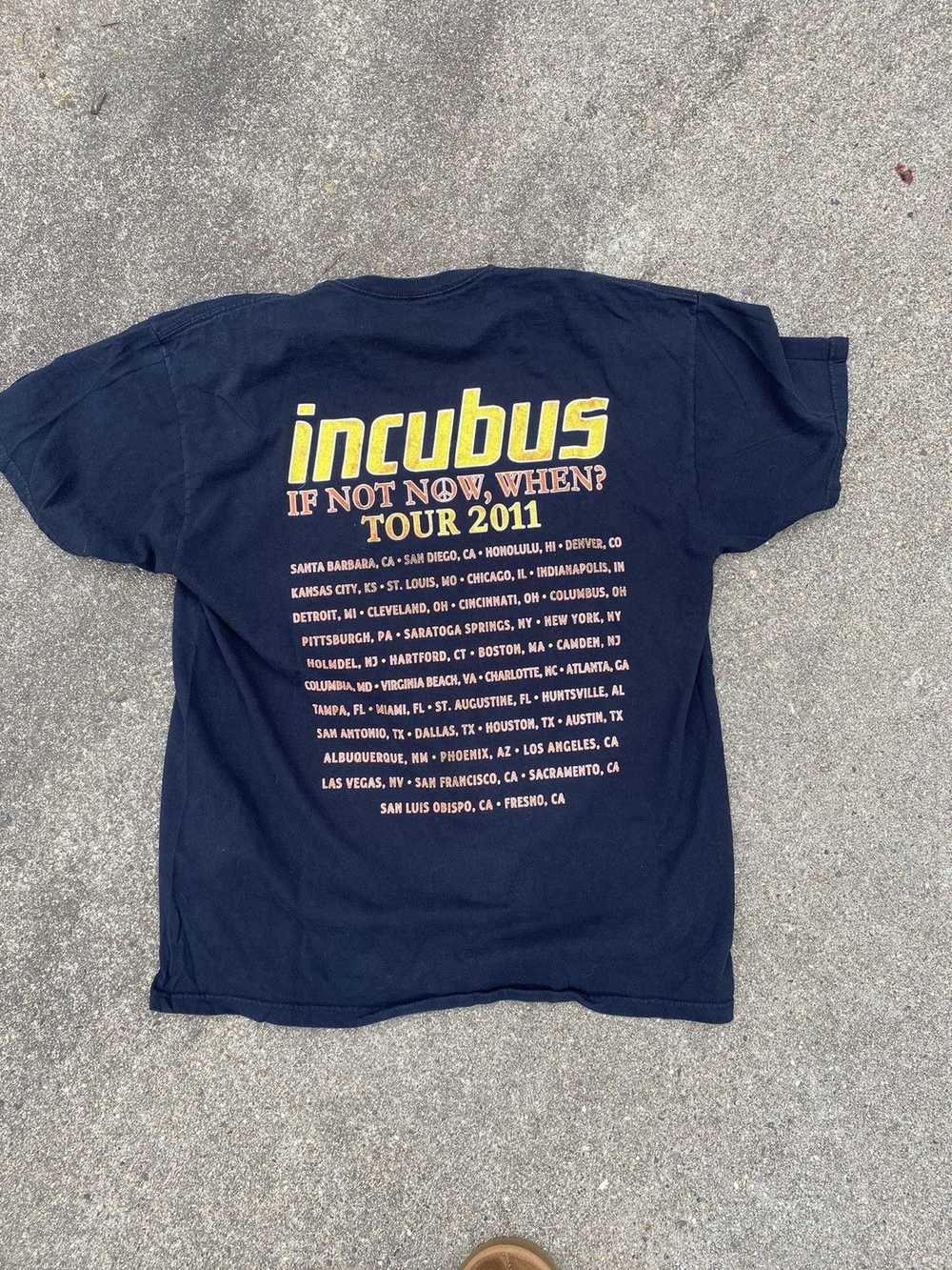 Streetwear × Vintage 2011 Incubus Tour T-Shirt - image 2