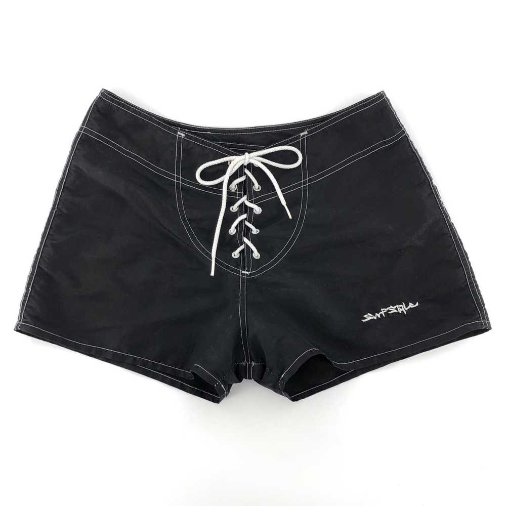 Surf Style 90s Surf Style lace up board shorts 19… - image 1
