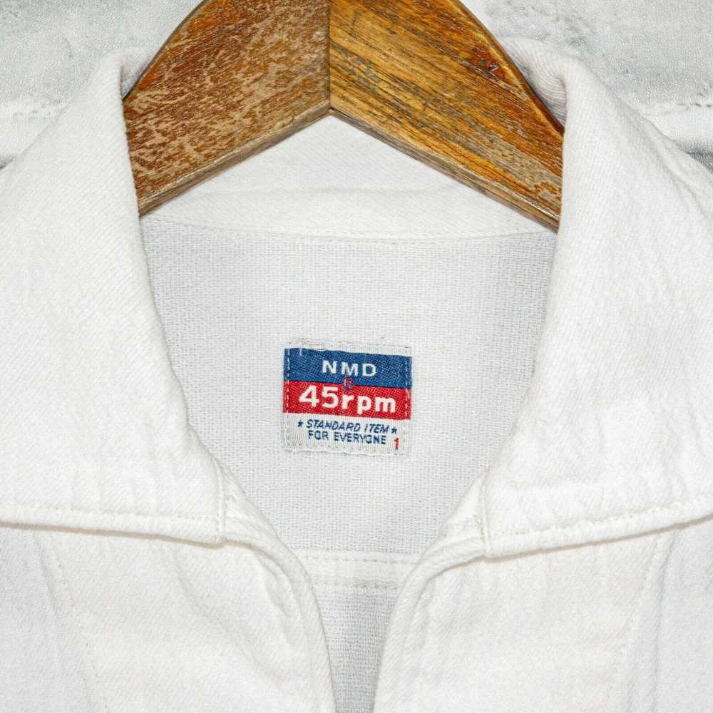 45rpm 45RPM Japan Men's Collar Popover Shirt Long… - image 2